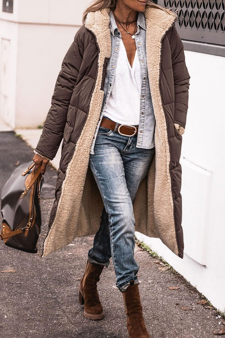 CELINE REVERSIBLE COAT | DOBBELT ELEGANCE OG VARME TIL ALLE SÆSONER