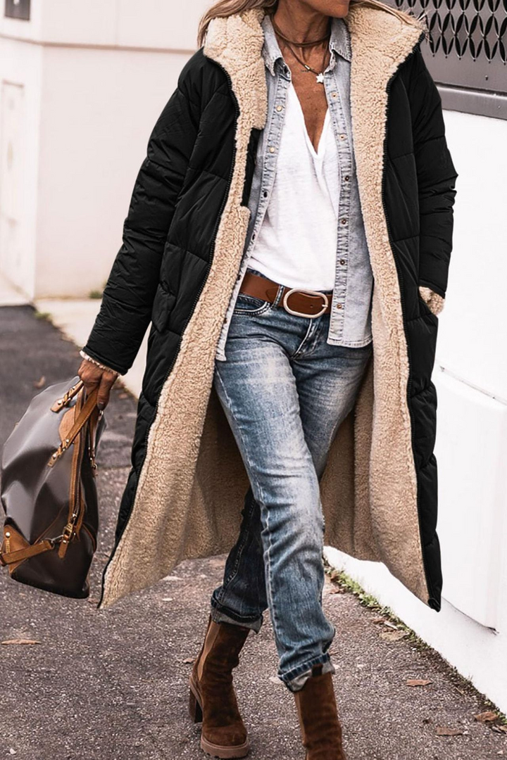 CELINE REVERSIBLE COAT | DOBBELT ELEGANCE OG VARME TIL ALLE SÆSONER