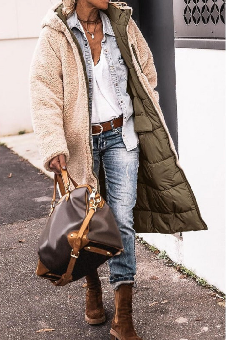 CELINE REVERSIBLE COAT | DOBBELT ELEGANCE OG VARME TIL ALLE SÆSONER