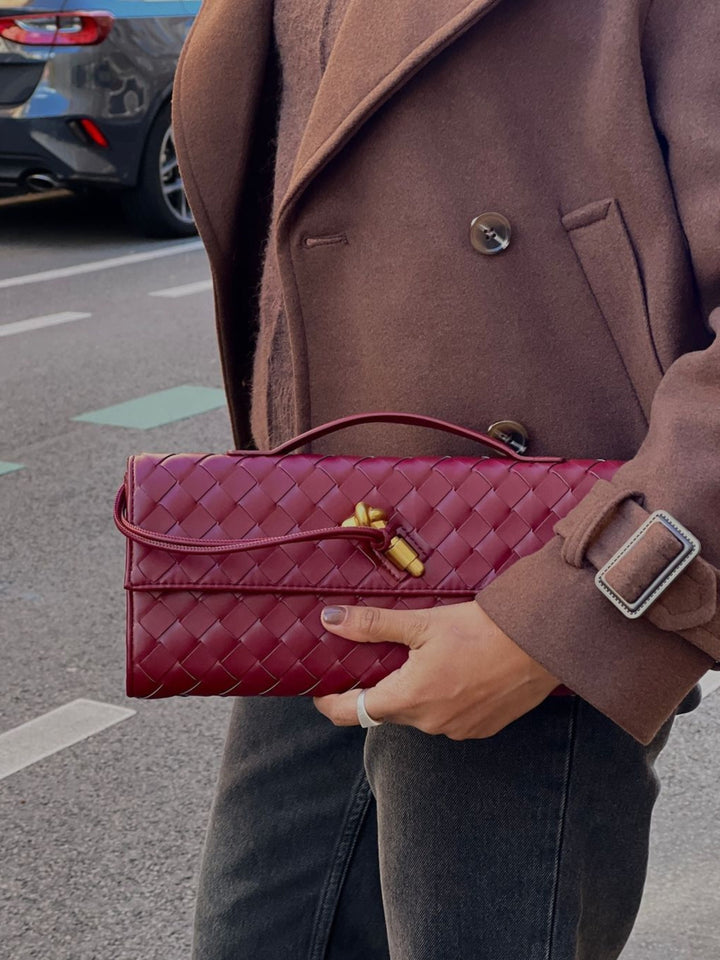Leah | Woven Clutch