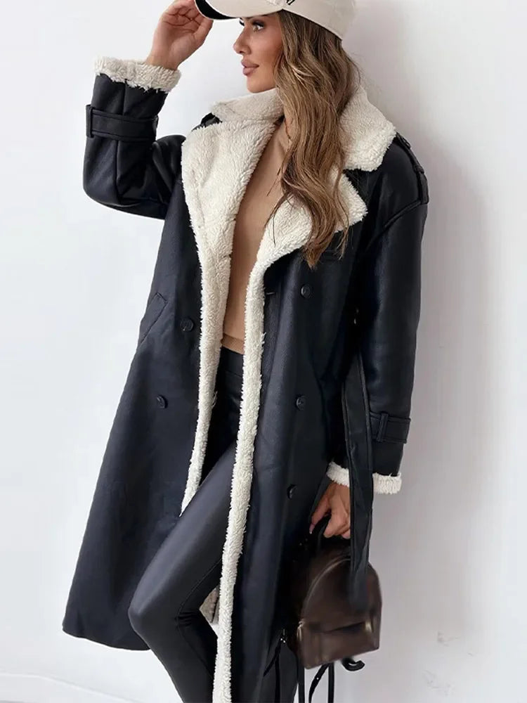 AMARA TRENDY LONG JACKET | ELEGANCE OG VARME TIL KOLDE DAGE