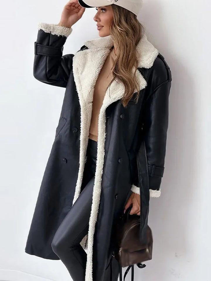 AMARA TRENDY LONG JACKET | ELEGANCE OG VARME TIL KOLDE DAGE