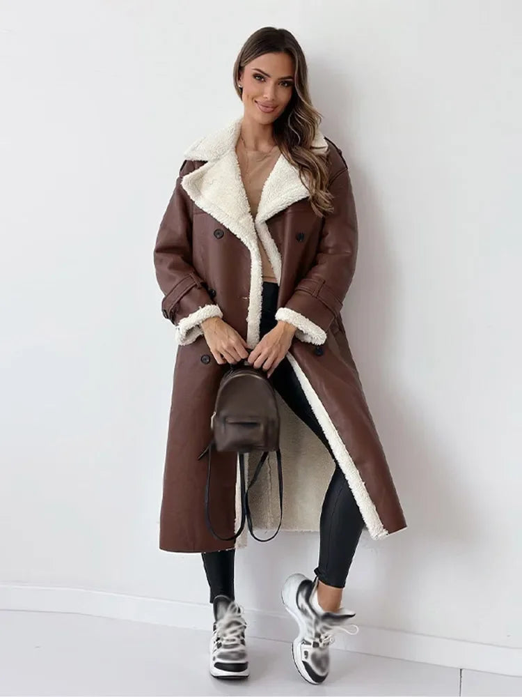 AMARA TRENDY LONG JACKET | ELEGANCE OG VARME TIL KOLDE DAGE