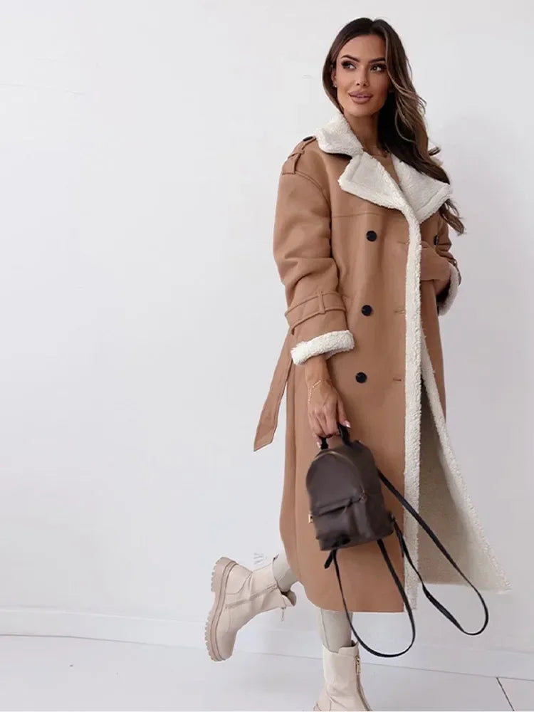 AMARA TRENDY LONG JACKET | ELEGANCE OG VARME TIL KOLDE DAGE