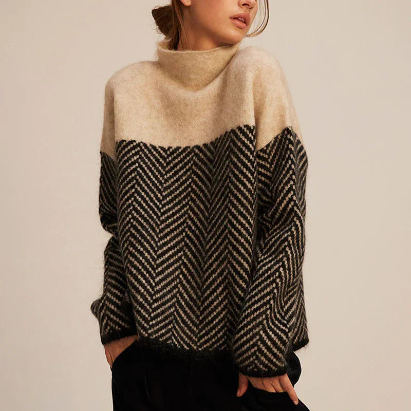 VALÉRIE RULLEKRAVE PULLOVER | ELEGANCE OG KOMFORT I ÉT
