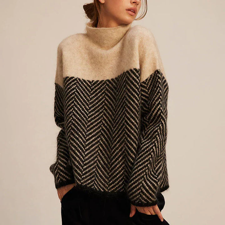 VALÉRIE RULLEKRAVE PULLOVER | ELEGANCE OG KOMFORT I ÉT