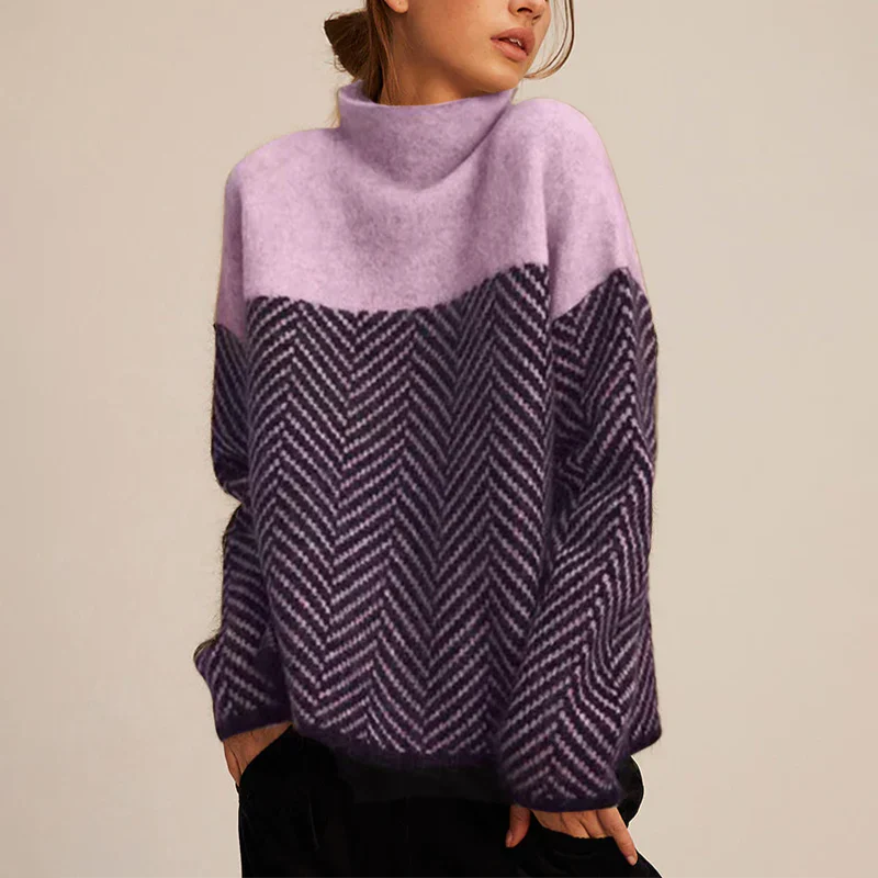 VALÉRIE RULLEKRAVE PULLOVER | ELEGANCE OG KOMFORT I ÉT