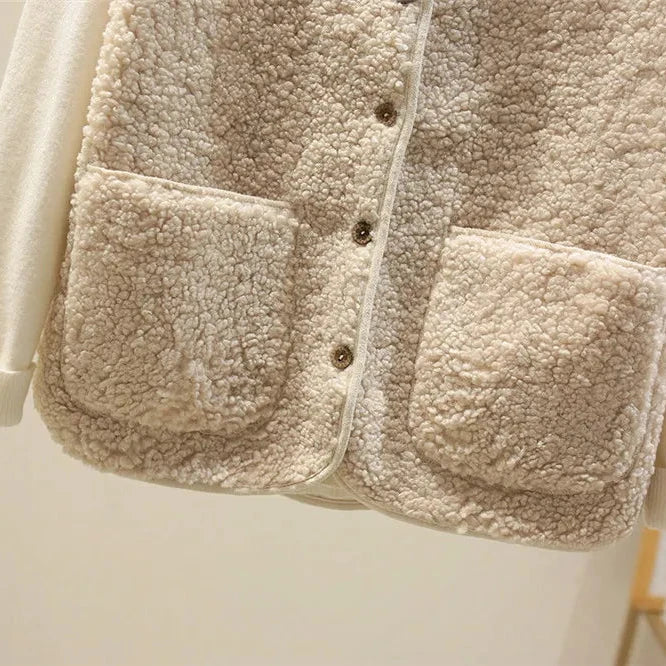 Blød Teddy Vest med Lommer – Komfort og Stil