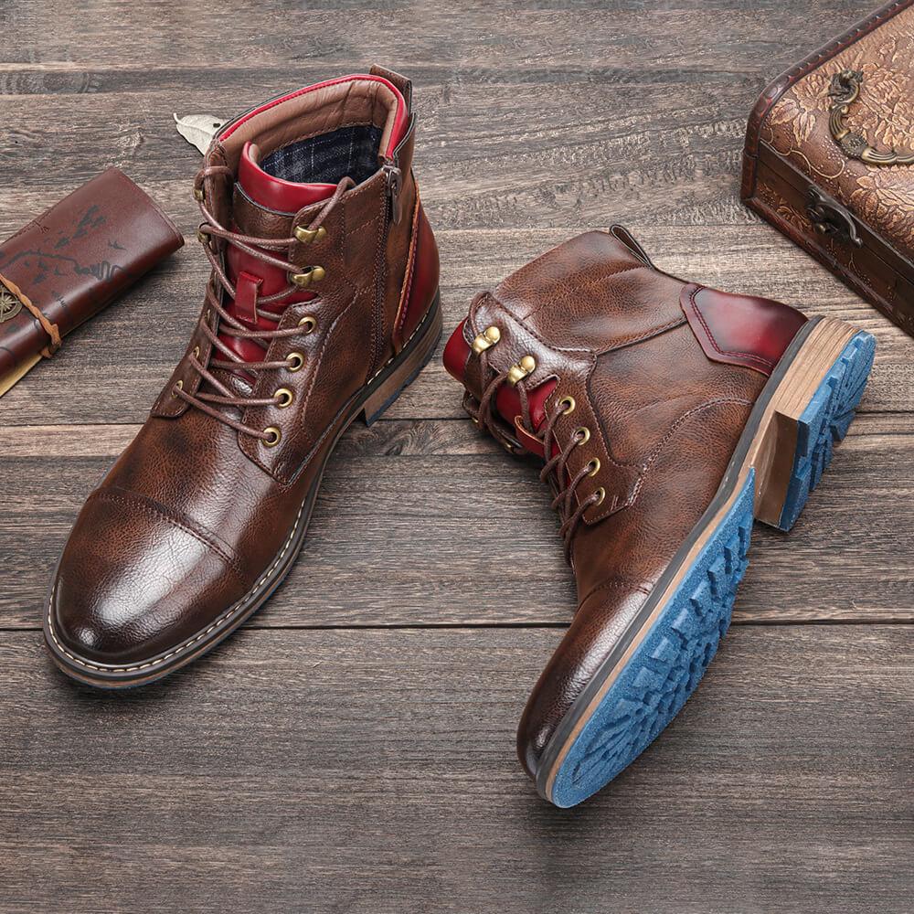 Chris | Elegante og Holdbare Oxford-Støvler til Herrer