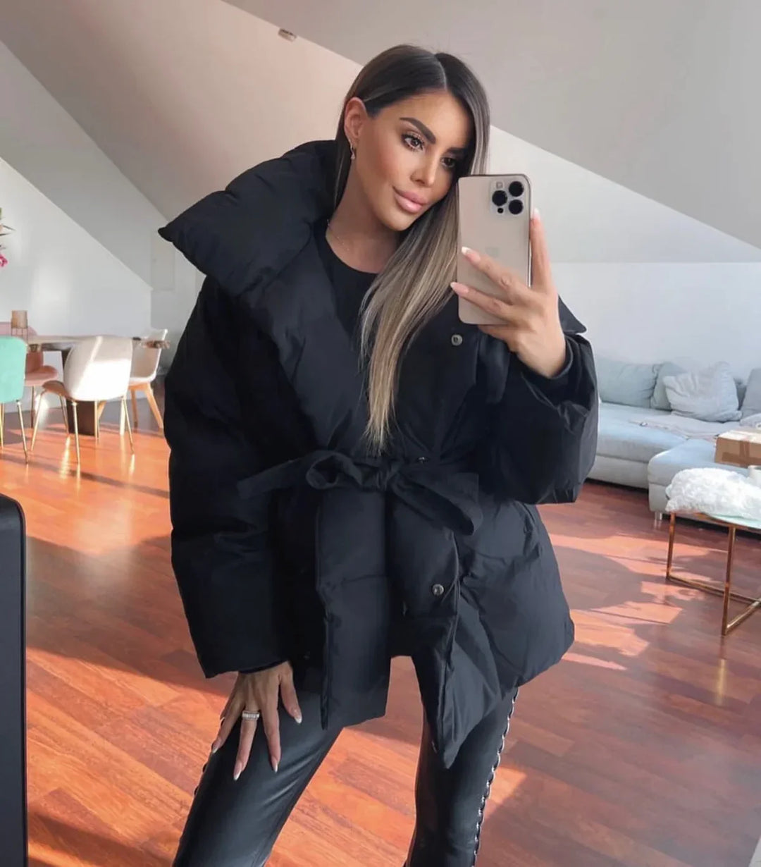 LUX PUFFER JAKKE – ELEGANCE OG VARME I ÉT DESIGN