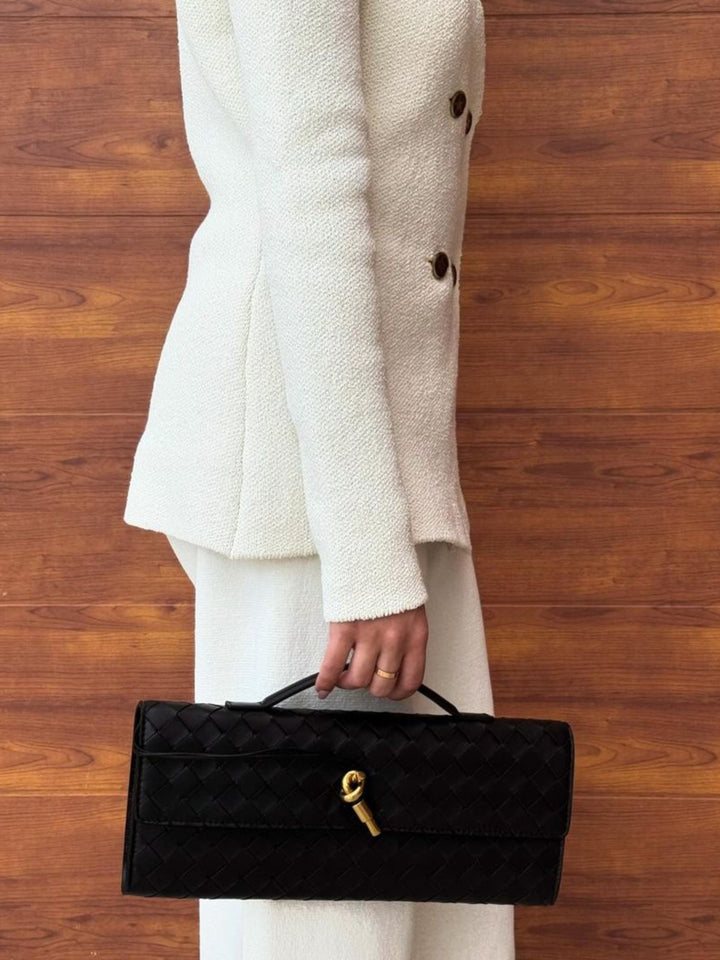 Leah | Woven Clutch