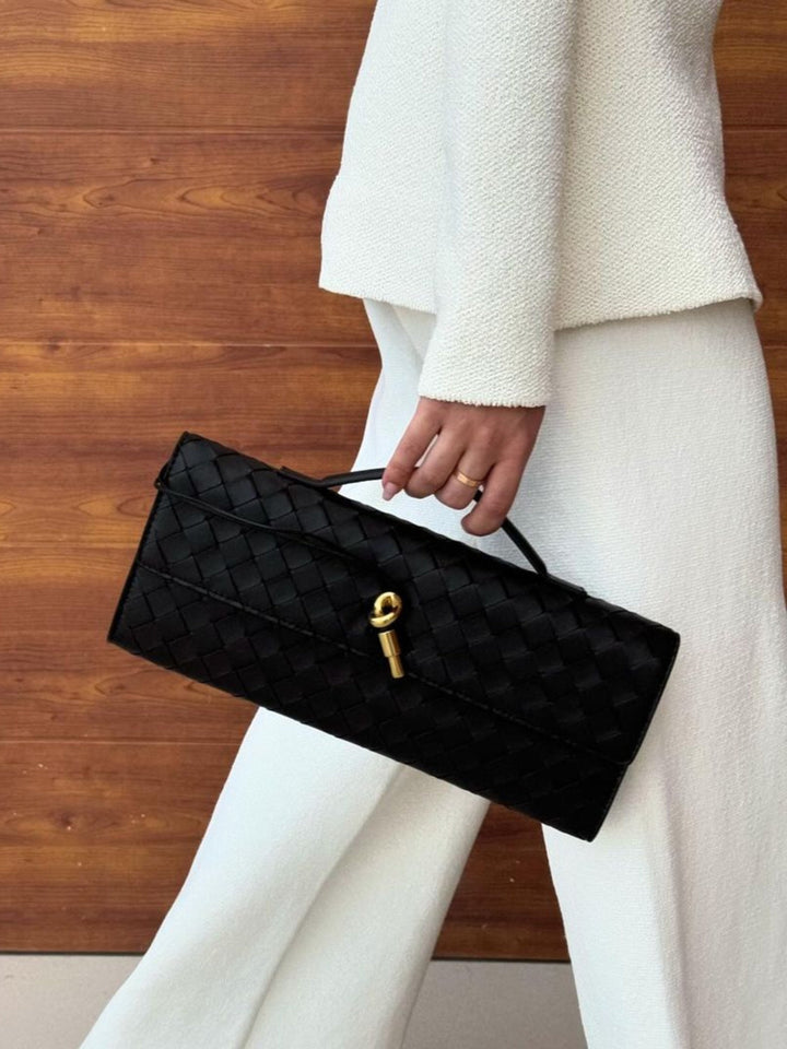 Leah | Woven Clutch