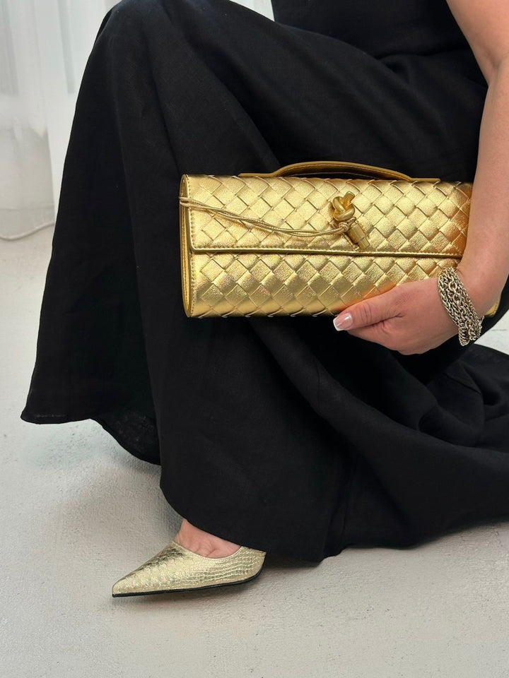Leah | Woven Clutch