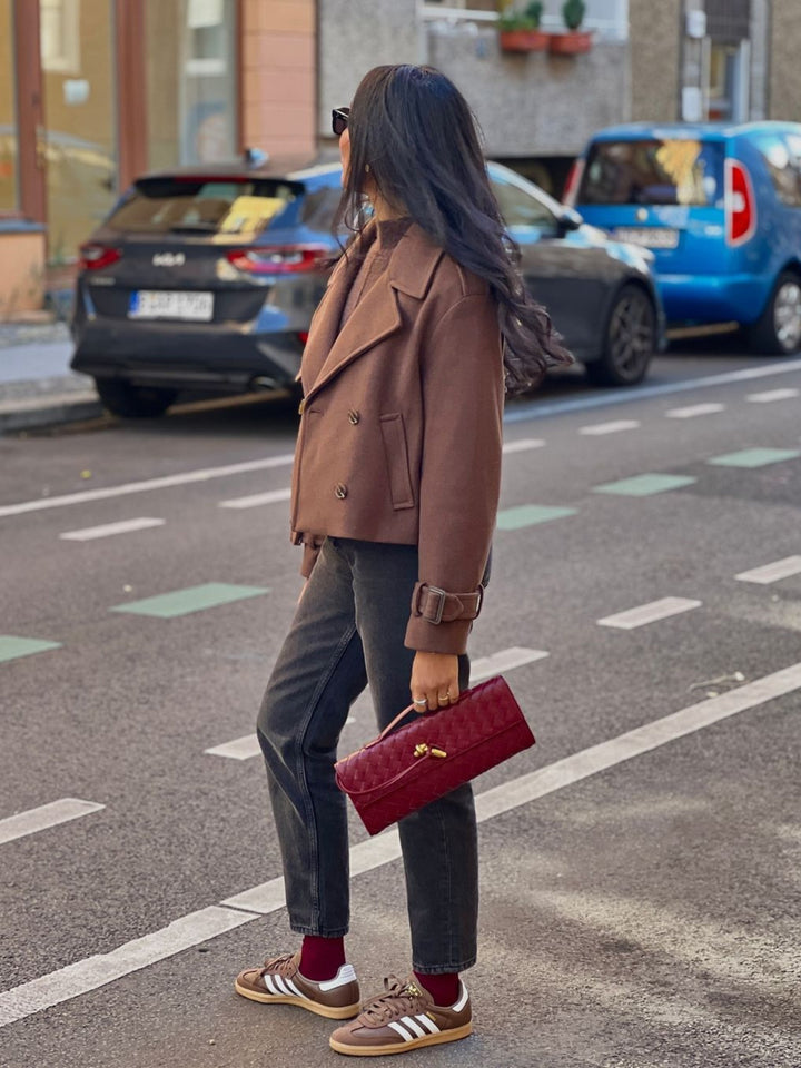 Leah | Woven Clutch