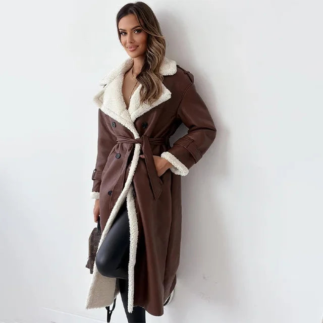 AMARA TRENDY LONG JACKET | ELEGANCE OG VARME TIL KOLDE DAGE