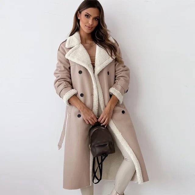 AMARA TRENDY LONG JACKET | ELEGANCE OG VARME TIL KOLDE DAGE