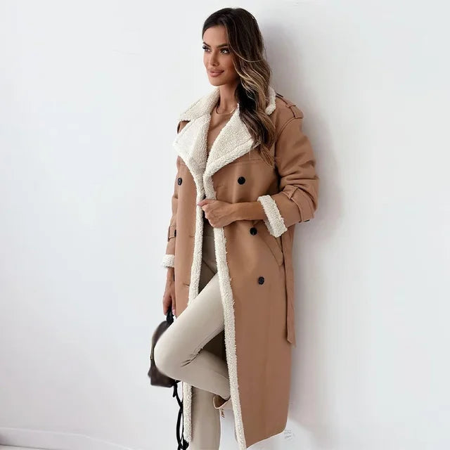 AMARA TRENDY LONG JACKET | ELEGANCE OG VARME TIL KOLDE DAGE