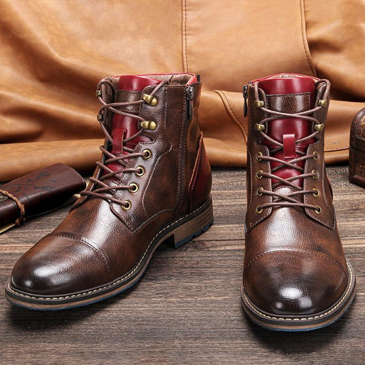 Chris | Elegante og Holdbare Oxford-Støvler til Herrer
